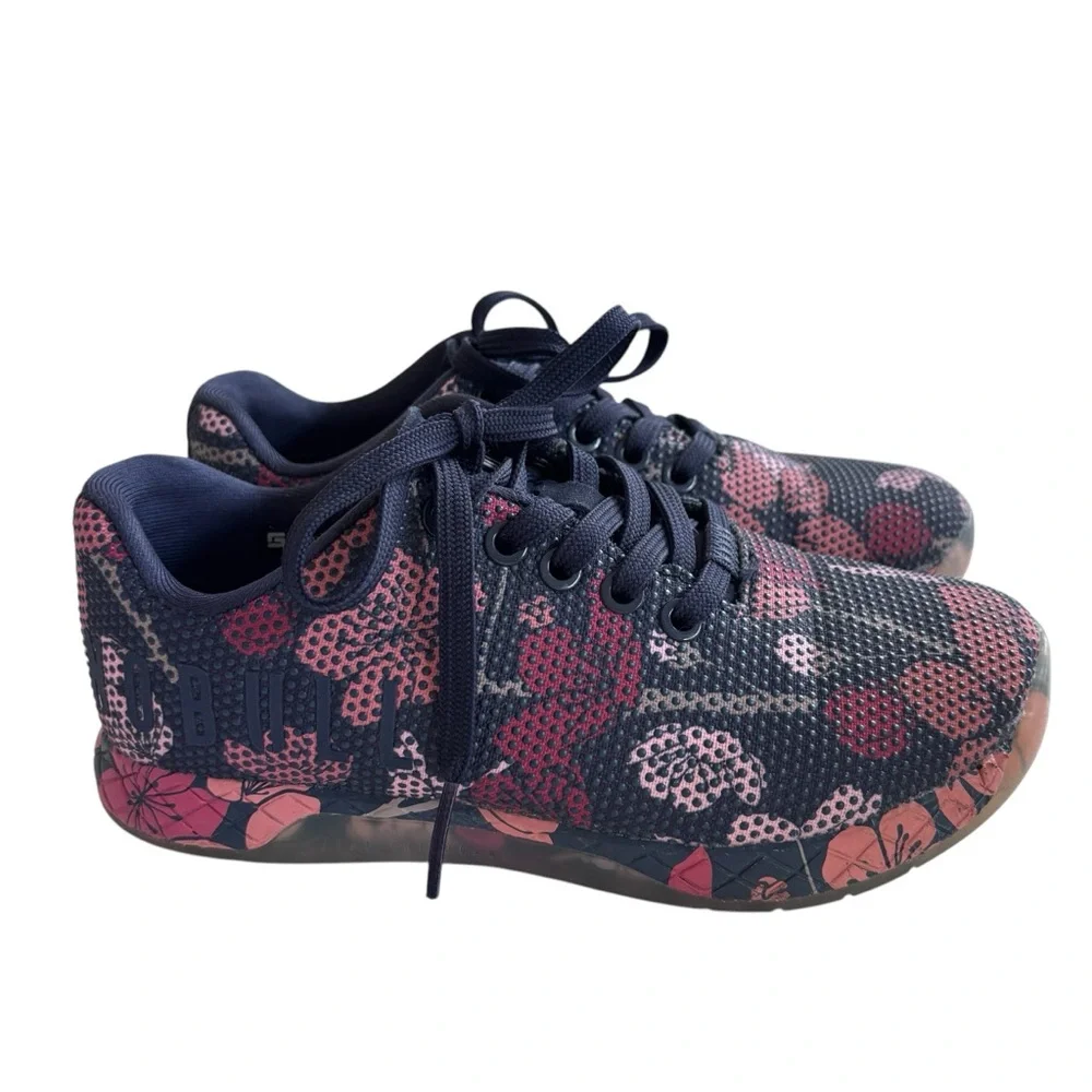 NoBull Women’s Floral Trainer Sneakers Sz 5
